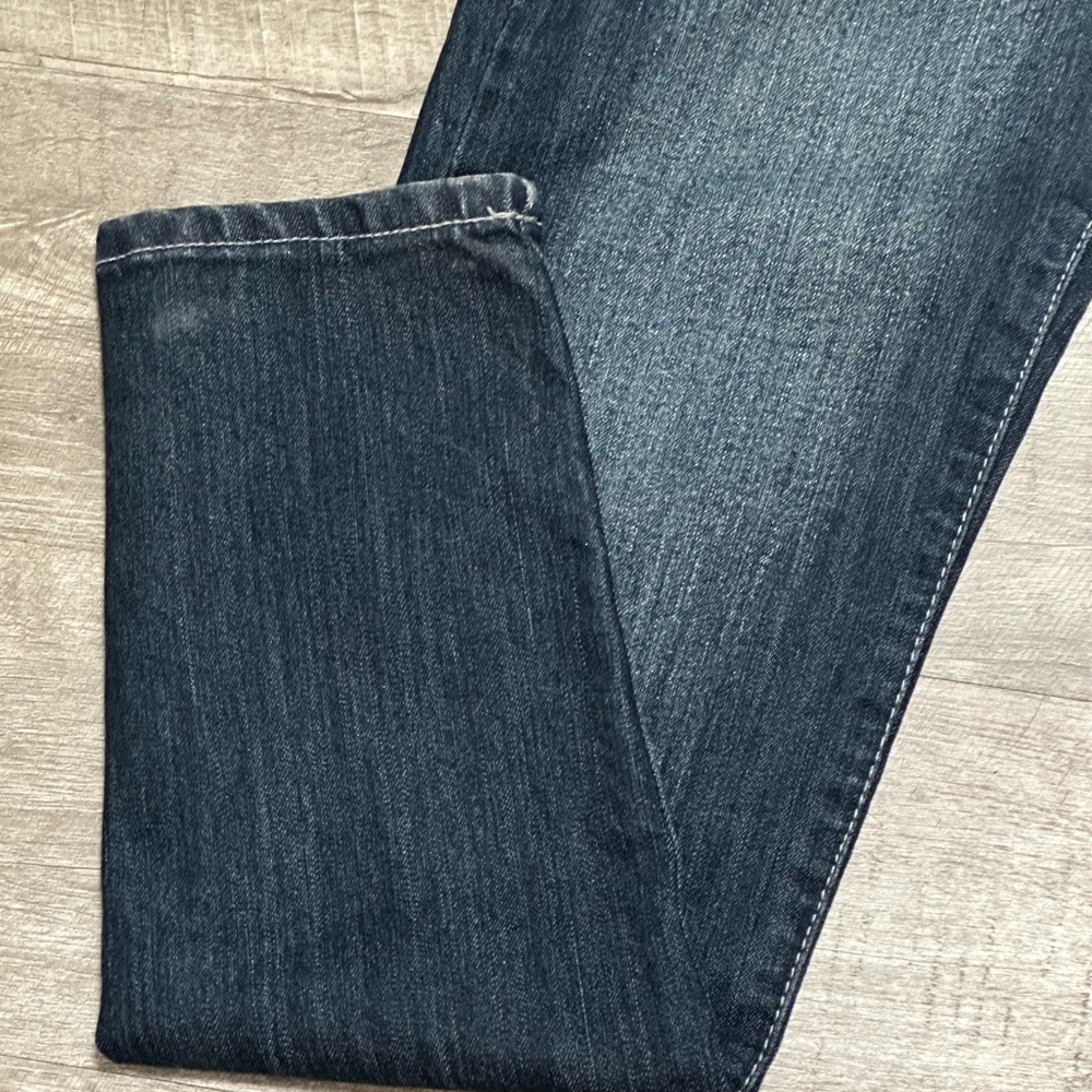 ZANADI 13 Regular 32 x 32 Pants Jeans Dark Navy Blue Denim Straight Stretch - Picture 7 of 11